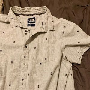 North Face SS button up